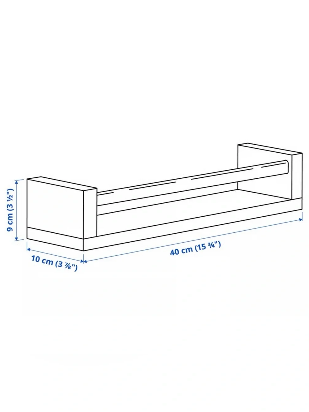 IKEA Aspen Wood Wall Shelf Set